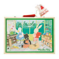 Moulin Roty "I Am Working!" Wooden Tool Kit Set (Je Bricole)