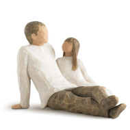 Willow Tree Father and Daughter, Sculpted Hand-Painted Figure