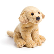 DEMDACO Yellow Labrador Soft Plush Stuffed Animal Figure Toy, 6 Inch, Golden Brown