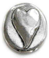 Basic Spirit Heart/Love Pocket Token (Coin) Handcrafted Pewter Lead-Free CN-11