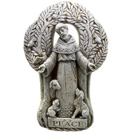 Patron of Animals Saint St Francis of Assisi Peace Tree Statue, 12 1/2 Inch