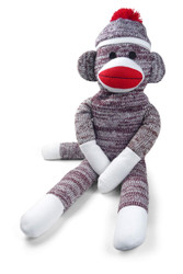 Pennington Bear Company The Original Sock Monkey, Hand-Knit, Plush Material, 20" inch