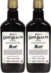 (2-Pack) Yoder Naturals Yoder’s Good Health Recipe Apple Cider Vinegar Liquid Complex 25 oz, Amish Harvest Herbal Tonic