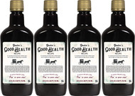 (4-Pack) Yoder Naturals Yoder’s Good Health Recipe Apple Cider Vinegar Liquid Complex 25 oz, Amish Harvest Herbal Tonic