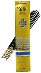 Gonesh Incense Extra Rich- Nag Champa (20 Sticks in 1 Pack) (Pack of 3)