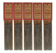 (5-Pack) Auroshikha Natural Resin Gum Benzoin Loban Sambrani Incense Sticks (Total of 50 Sticks)