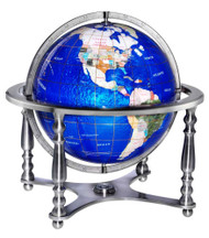 Replogle Compass Jewel Globe Blue Lapis 13"