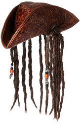 Jacobson Hat Company Men's Caribbean Pirate with Braids