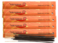 (5-Pack) Auroshikha Ginger Spice Incense 10 Sticks