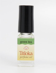 Green Tea - Triloka Perfume Oil - 1/8 Ounce Bottle