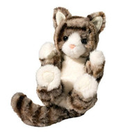 Douglas Gray Striped Kitten Lil' Handful Plush Stuffed Animal