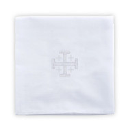 Autom 4 Pack of Altar Supplies - Altar Corporal - Exclusive Embroidered Jerusalem Cross Design