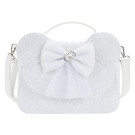 Loungefly Disney Minnie Sequin Wedding Crossbody Bag Minnie Mouse One Size