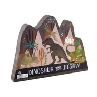 Dinosaur Shaped Midnight Black 16 x 13 Paperboard 80 Piece Jigsaw Puzzle