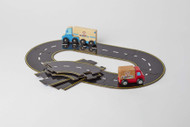The Original Toy Company Roads to Go! 24-Piece Toy Road Playset