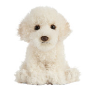 Living Nature Labradoodle Puppy, Realistic Soft Cuddly Dog Toy, Naturli Eco-Friendly Plush, 6 Inches