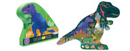 Floss & Rock Dino Dinosaur Shaped Jigsaw Puzzle with Shaped Box, 40 Piece, 21.6 Inch