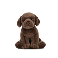 Living Nature Chocolate Labrador Puppy, Realistic Soft Cuddly Dog Toy, 6 Inches