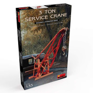 Miniart 35576 3 Ton Service Crane, 1/35 Scale Building and Accessories Series Plastic Figure Building Model Kit