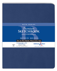 Stillman & Birn Beta Series Softcover Sketchbook, 8" x 10", 270 GSM (Extra Heavyweight), White Paper, Cold Press Surface