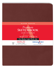 Stillman & Birn Alpha Series Softcover Sketchbook, 8" x 10", 150 gsm (Heavyweight), White Paper, Medium Grain Surface