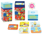 Floss & Rock Construction Memory Match, Include 36 Cards with 18 Matching Picture Pairs, 3.1 Inch