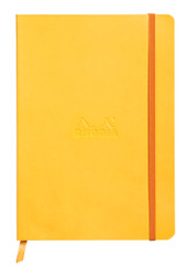 Rhodiarama Lined 6 X 8 1/4 Yellow Softcover Journal