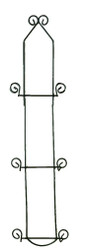 Economy 3 Tier Black Vertical Plate Rack Holder