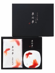 Goldfish Gift Set - Nippon Kodo Yume-No-Yume (Dream of Dreams) - Incense and Ceramic Plate