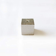 nippon kodo Silver Cube 1pc - Modern Cube Brass Incense Holder Collection Japanese Quality Incense Since 1575