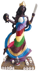 Santo Orisha OYA Statue Orisha Statue Orisha OYA Estatua Santeria Statue (8 Inch)