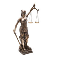 18" Blind Lady Scales of Justice Statue Lawyer Attorney Judge Figurine