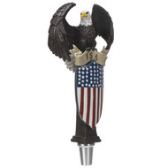 Patriot Eagle Shield Beer Tap Handle Figurine Statue Sport Bar Accessories