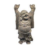 New Age Source The Volcanic Stone Statue Standing Happy Buddha Each