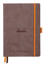 Rhodia Goalbook Journal, A5, Dotted - Chocolate