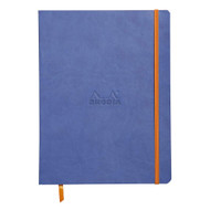Rhodia Rhodiarama SoftCover Notebook - 80 Lined Sheets - 9 3/4 x 7 1/2 - Sapphire Cover