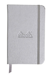 Rhodia Webnotebook, A6, Dot - Silver
