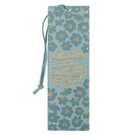With Love Faux Leather Bookmark Always Stay Humble & Kind