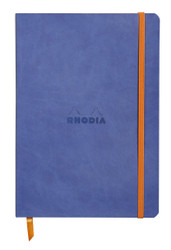 Rhodia Rhodiarama SoftCover Notebook - 80 Lined Sheets - 6 x 8 1/4 - Sapphire Cover