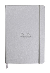 Rhodia Webnotebook, A5, Dot - Silver (118767C)