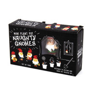 Naughty Gnomes Planters, One Size , Multicolor