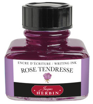 J. Herbin Fountain Pen Ink - 30 ml Bottled - Rose Tendresse