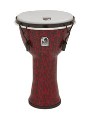 Toca TF2DM-10RM Freestyle II Mechanically Tuned 10-Inch Djembe - Red Mask Finish