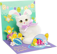 Up With Paper Easter Cat Pop Up Greeting Card