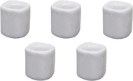 Kheops 5 pcs Ceramic Chime Ritual Spell Candle Holders - White