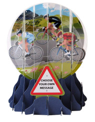3D pop up Birthday/Father's Day greeting card - CYCLING