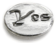 Basic Spirit Yes/No Pocket Token (Coin) Handcrafted Pewter Home Lead-Free CN-33