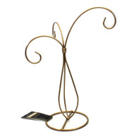 Tripar 3 Arm Display Rack Gold Scroll Ornament Stand 6 x 10  (D x H)