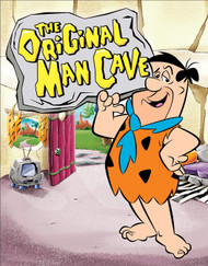 Desperate Enterprises Flintstones - The Original Man Cave Tin Sign, 12.5" W x 16" H