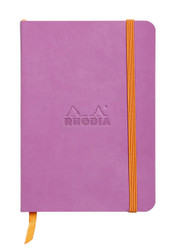 Rhodia Rhodiarama SoftCover Notebook - 72 Lined Sheets - 4 x 5 1/2 - Lilac Cover